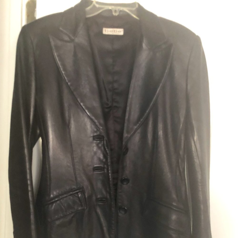 Vintage Leather Blazer